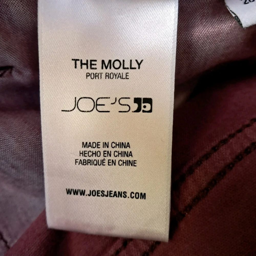 Joe's Jeans The Molly High Rise Flare Leg Port Royale *Pants Have Been Hemmed - Picture 7 of 9